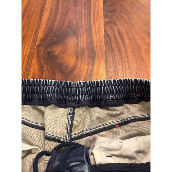 Diesel Men's Blue Distressed Elastic Back Waist Drawstring Skinny Jeans Size 32 - Picture 7 of 11